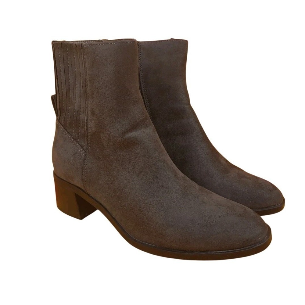 Style & Co. Womens Orleyy Zipper Booties DK Gray‎ MC 8.5 M Orleyyf 10017863500